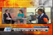 Empresas peruanas demandan más de 300 mil profesionales técnicos
