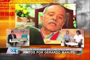 Bandas de rock nacional realizarán concierto para ayudar a Gerardo Manuel