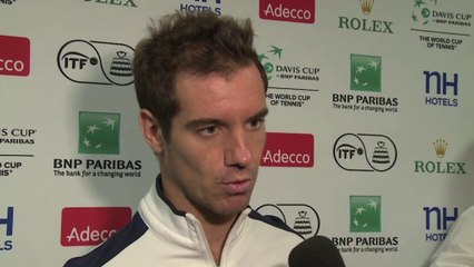 Coupe Davis - Gasquet : "Un beau match pour moi"