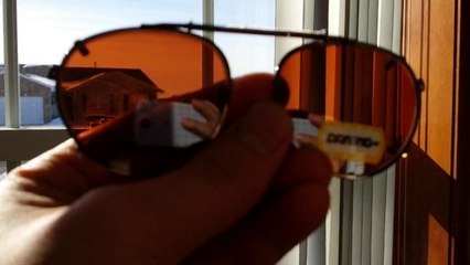 Night Driving sunglass clip on