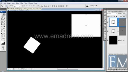 Move Tool Photoshop Basic Urdu Hindi  Tutorials by Emadresa