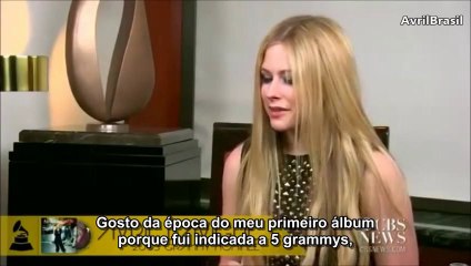 Avril fala sobre suas nomeações ao Grammy