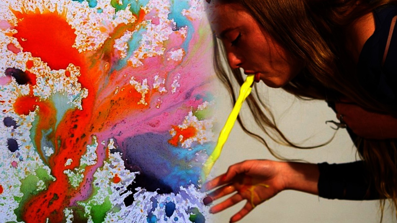 Meet the London Artist that Paints with Puke