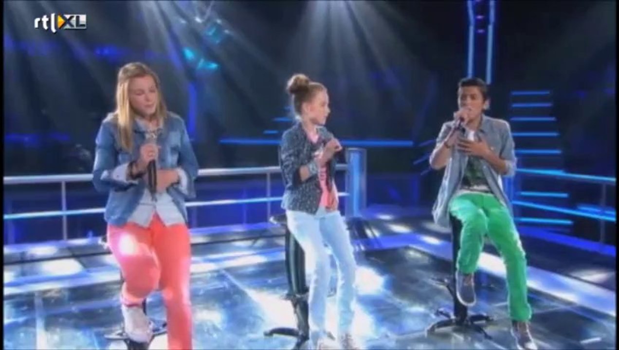 Ieke, Merel en Ayoub - In the arms of an Angel - The Voice Kids Holland 2014 The Battles