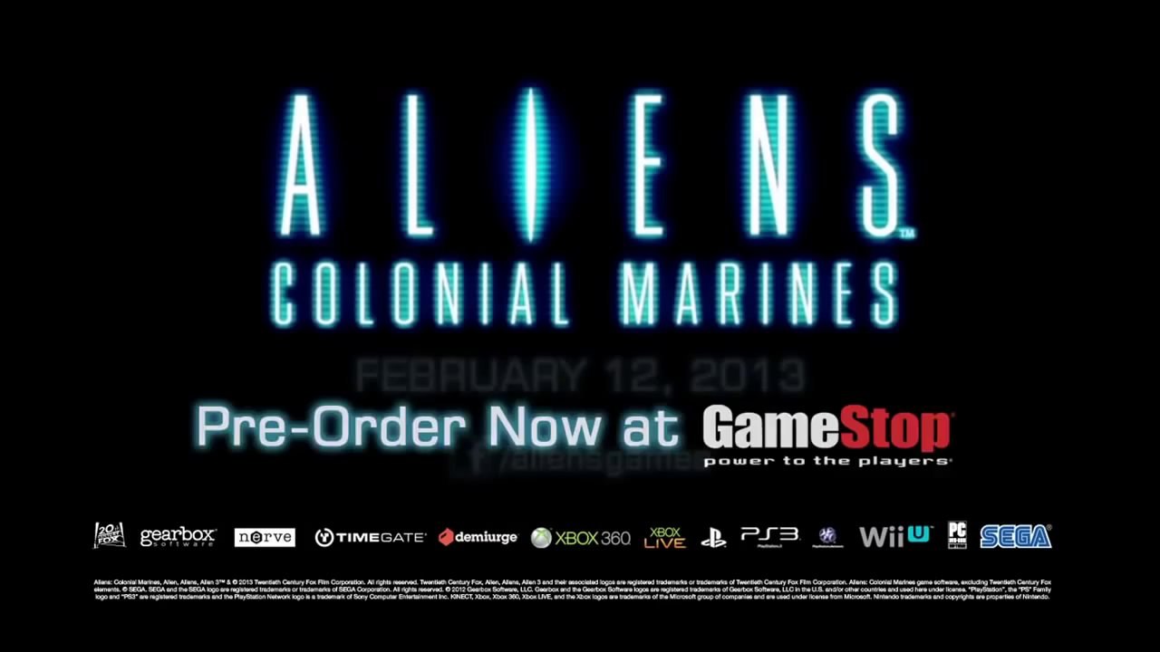 Top 20 Trailers 2013 - #10 - Aliens Colonial Marines - Contact Trailer Extended