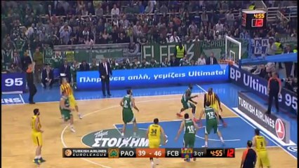 Panathinaikos 56-63 FC Barcelona