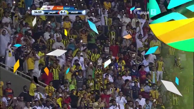 هدف الاتحاد الاول من مختار فلاته (بلنتي) في الفيصلي - الاتحاد 1-2 الفيصلي - دوري جميل 31/01/2014 HD