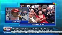 Manifestaciones contra reformas neoliberales en México