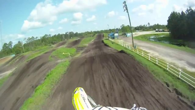 Motocross Amazing Track Riding - Go Pro Helmet Cam