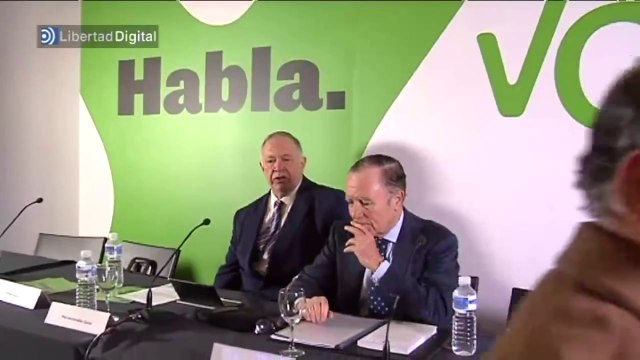 Ortega Lara y Santiago Abascal participan en la presentación de VOX