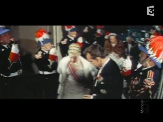 Rainiero, Grace y la princesa Charlotte.