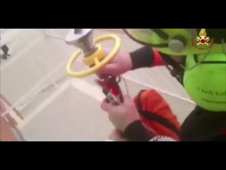 Modena - Alluvione nel modenese, il Secchia fa paura -1- (21.01.14)