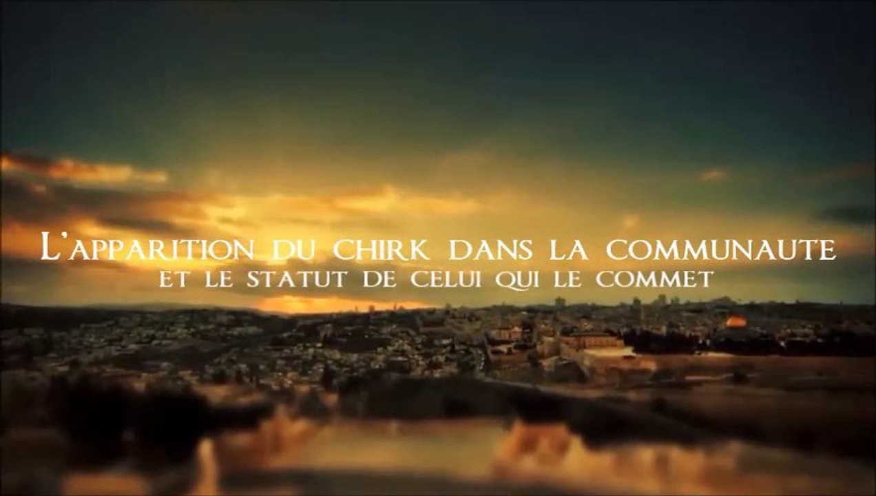 L'apparition du chirk dans la communauté et le statut de celui qui le commet