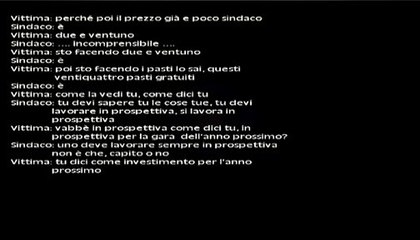 Sant'Arpino (CE) - Appalto in cambio di bracciale, l'incontro tra sindaco e vittima (21.12.13)