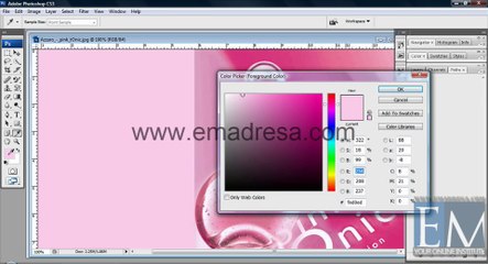 Eye Droper Basic Photoshop URDU Hindi Tutorials by Emadresa