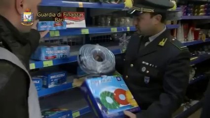 Bari - Operazione 'Alta tensione' della Gdf (12.12.13)