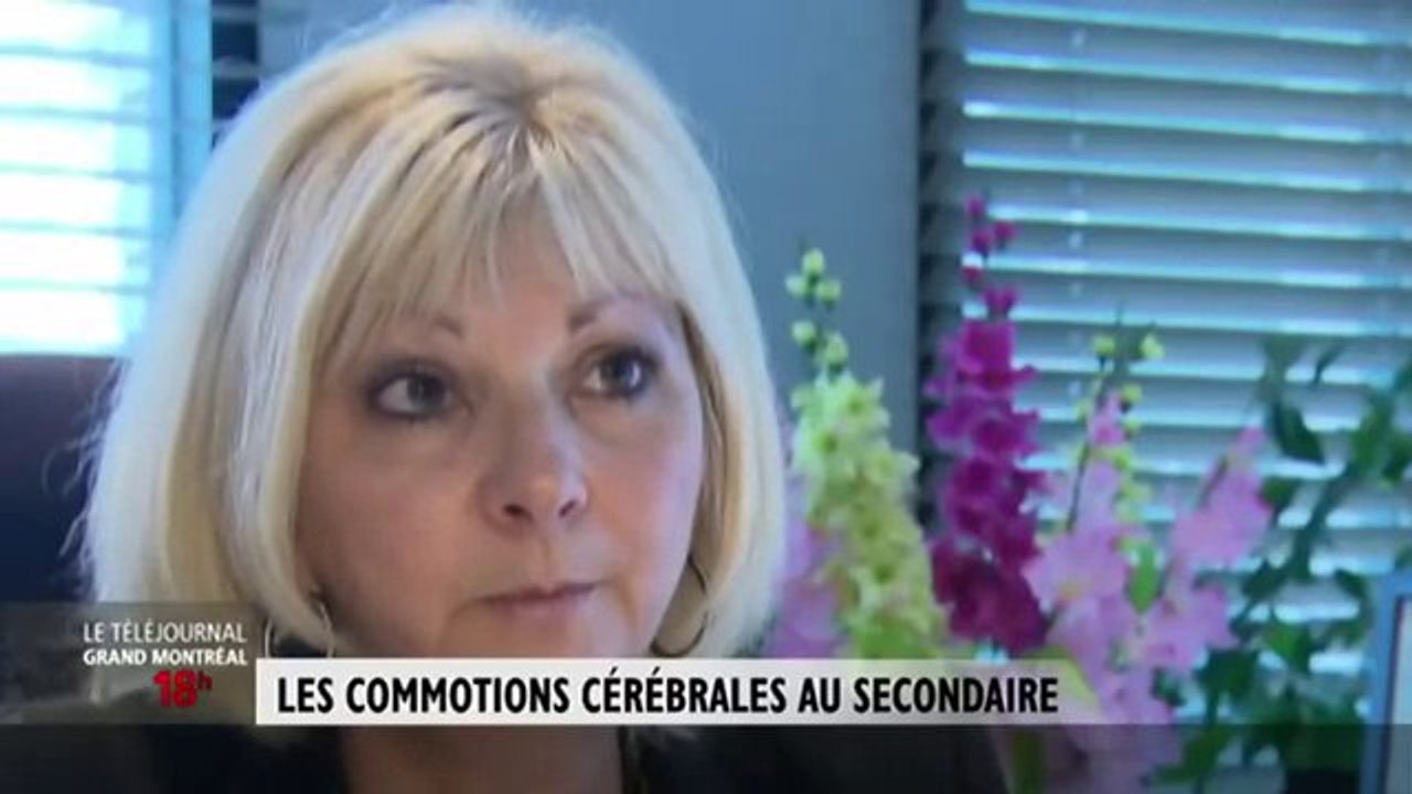 Les commotions cérébrales au secondaire