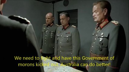 Hitler reacts to Australian Navy crossing into Indonesian Waters 2014