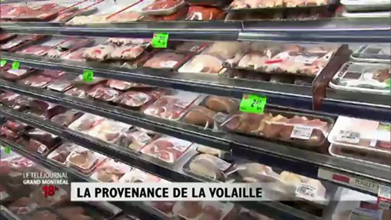 D'où provient la volaille?