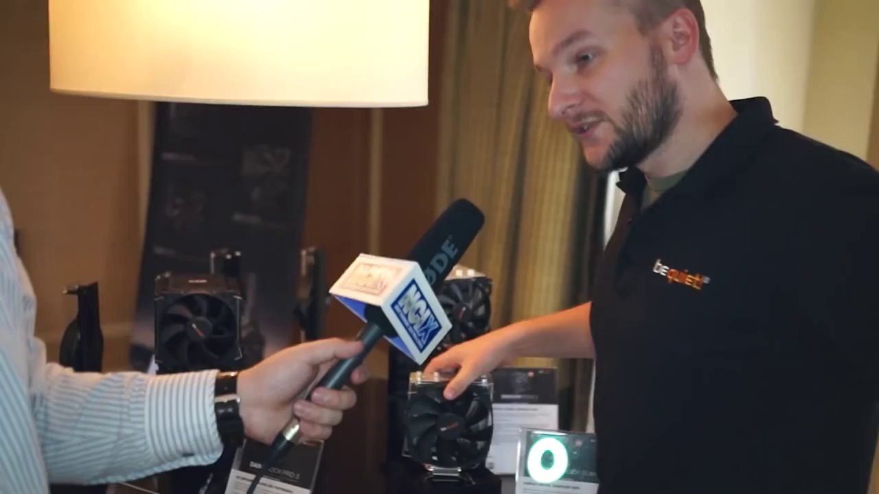 Be Quiet Booth ft. Steam Machine Power Supplies, Dark Rock 3, Dark Rock Pro 3, and Dark Rock Slim