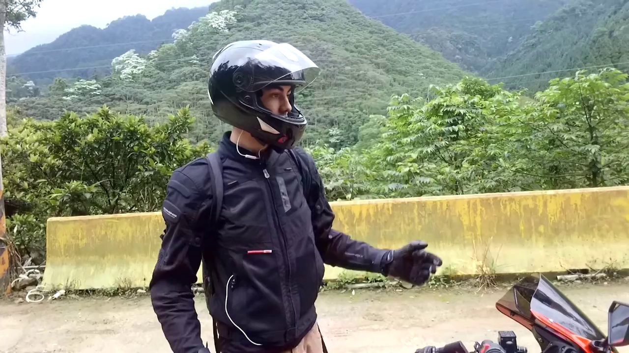 Motorcycle in LANDSLIDE!