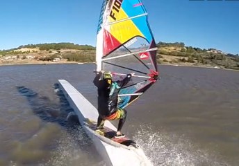 Windsurf and SUP go wild - LEUCATE IDIOTS