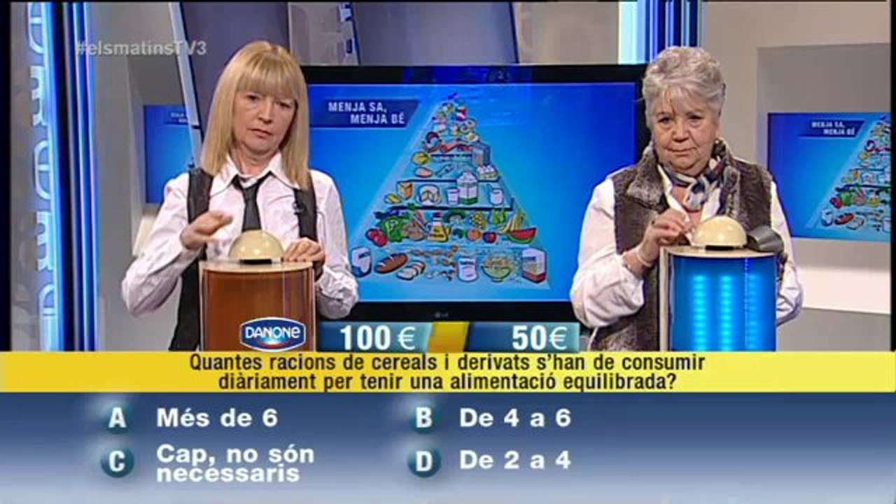 TV3 - Els Matins - Concurs "Menja sa, menja bé" (31/01/14)