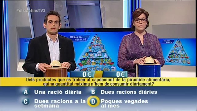 TV3 - Els Matins - Concurs Menja sa, menja bé (28/01/14)