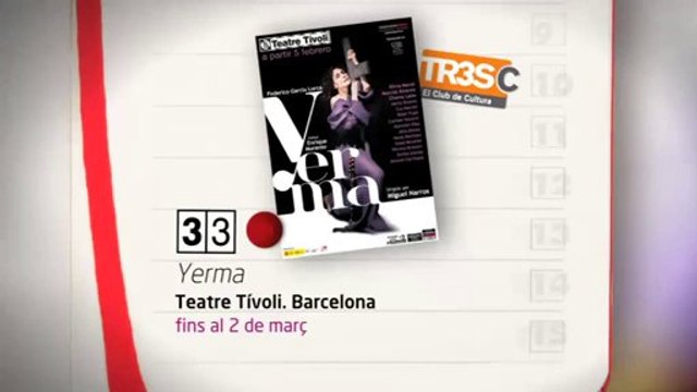 TV3 - 33 recomana - Yerma. Teatre Tívoli. Barcelona