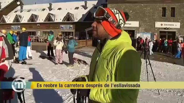 TV3 - Els Matins - Es reobre la carretara a Port Ainé després de l'esllavissada
