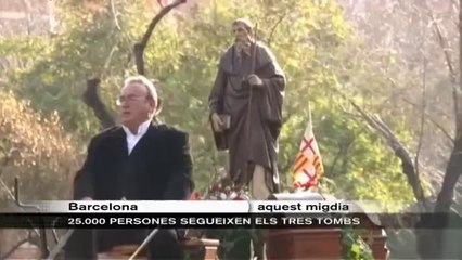 TV3 - Telenoticies - Tres tombs a Valls i Barcelona
