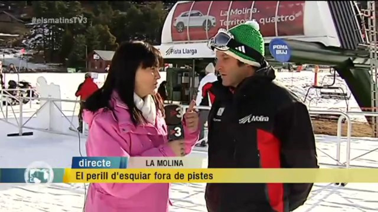 TV3 - Els Matins - El perill d'esquiar fora pistes