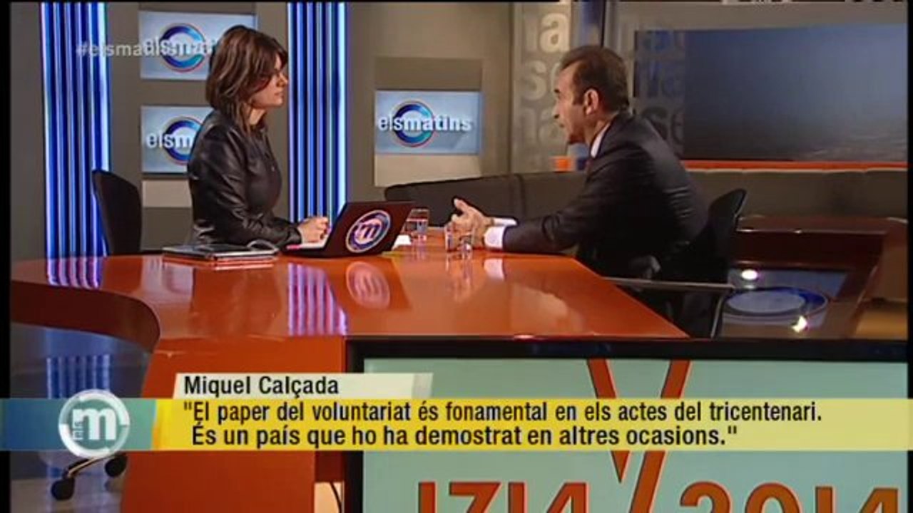 TV3 - Els Matins - Miquel Calçada: "Un dels objectius és la commemoració, però n'hi ha més"