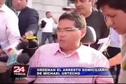 Poder Judicial ordena arresto domiciliario para excongresista Michael Urtecho