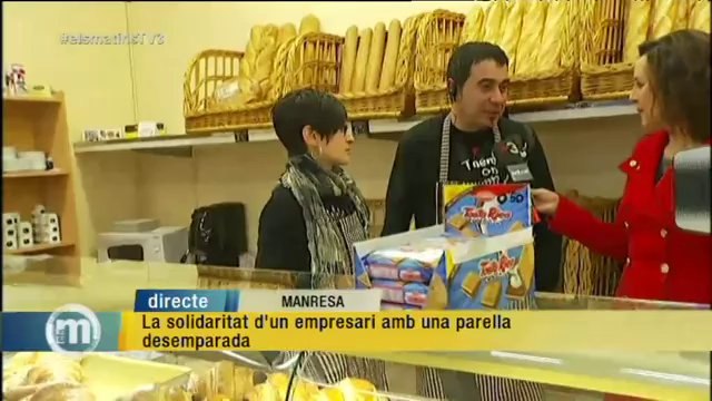 TV3 - Els Matins - La solidaritat d'un empresari amb una parella desemparada