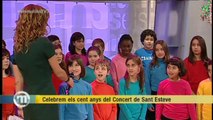 TV3 - Els Matins - El cor mitjà de l'Orfeó Català interpretant la Cançoneta del bon tió de Nad