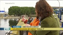 TV3 - Els Matins - Èxit de la primeres proves sota l'aigua del submarí català 