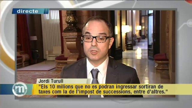 TV3 - Els Matins - Jordi Turull: Veiem molt de ressentiment en la decisió presa pel PPC