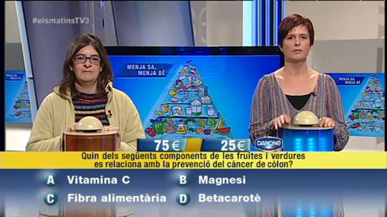 TV3 - Els Matins - Concurs "Menja sa, menja bé" (12/12/13)