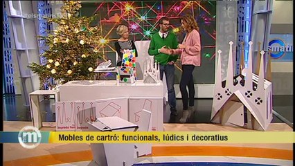 TV3 - Els Matins - Mobles de cartró: funcionals, lúdics i decoratius