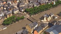 TV3 - Telenotícies - Les inundacions a la Vall d'Aran a vista d'ocell