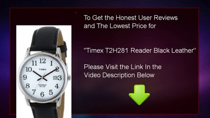 Buy Cheap Timex T2H281 Reader Black Leather : Review And Discount