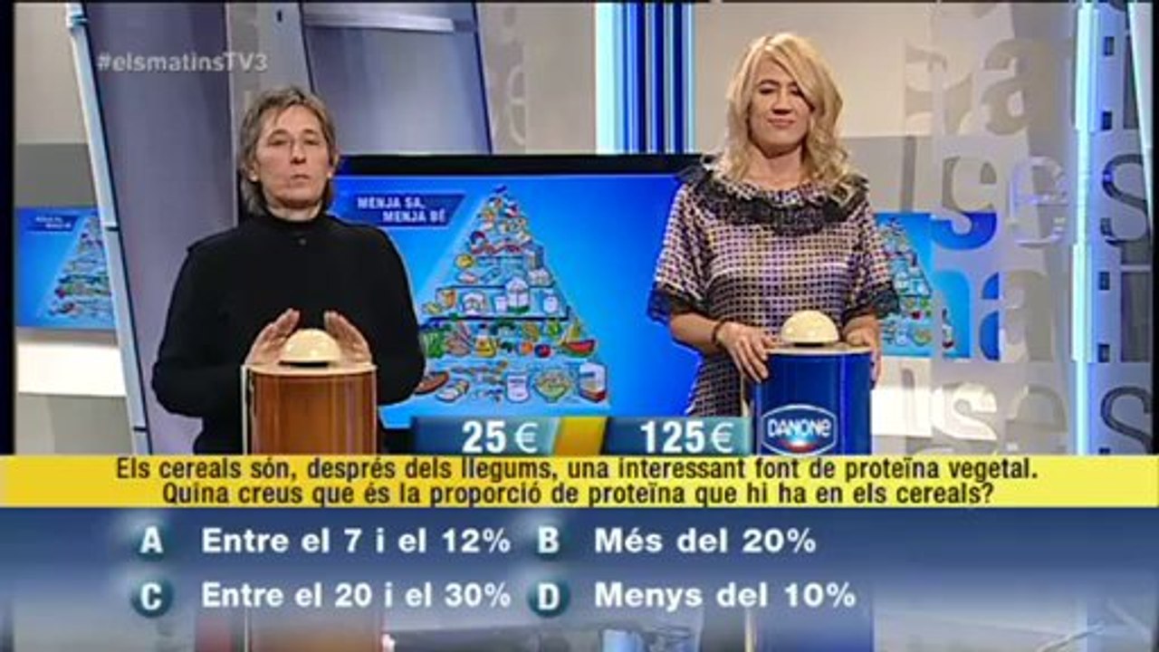 TV3 - Els Matins - Concurs "Menja sa, menja bé" (05/12/13)