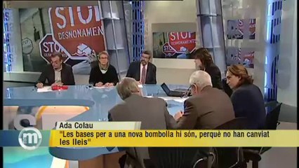 TV3 - Els Matins - Ada Colau: "Les bases per a una nova bombolla hi són, perquè no han canviat le