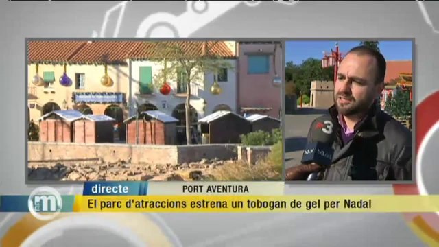 TV3 - Els Matins - Port aventura estrena un tobogan per Nadal