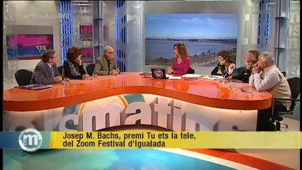 TV3 - Els Matins - Josep Maria Bachs guardonat emb el premi Tu ets la tele