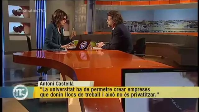 TV3 - Els Matins - Antoni Castellà: Si exigíssim un 5 a català, castellà, anglès i mates, la