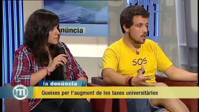 TV3 - Els Matins - No poden pagar la matrícula universitària