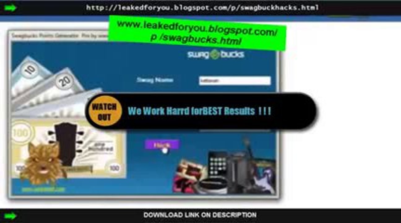 Swagbucks Points Generator Hack - pirater - télécharger 2014