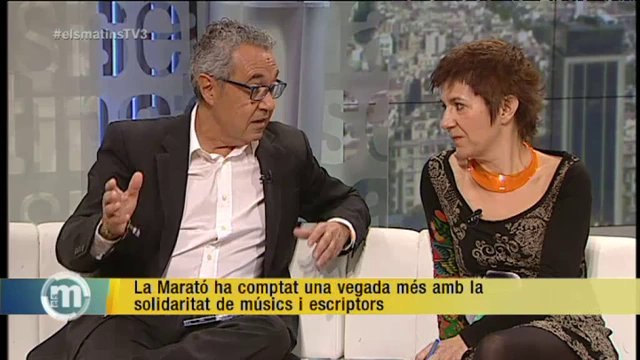 TV3 - Els Matins - Es presenten el disc i el llibre de La Marató